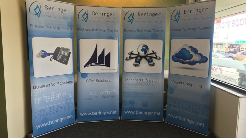 Retractable Banners, Pop-Up Banners and Stands